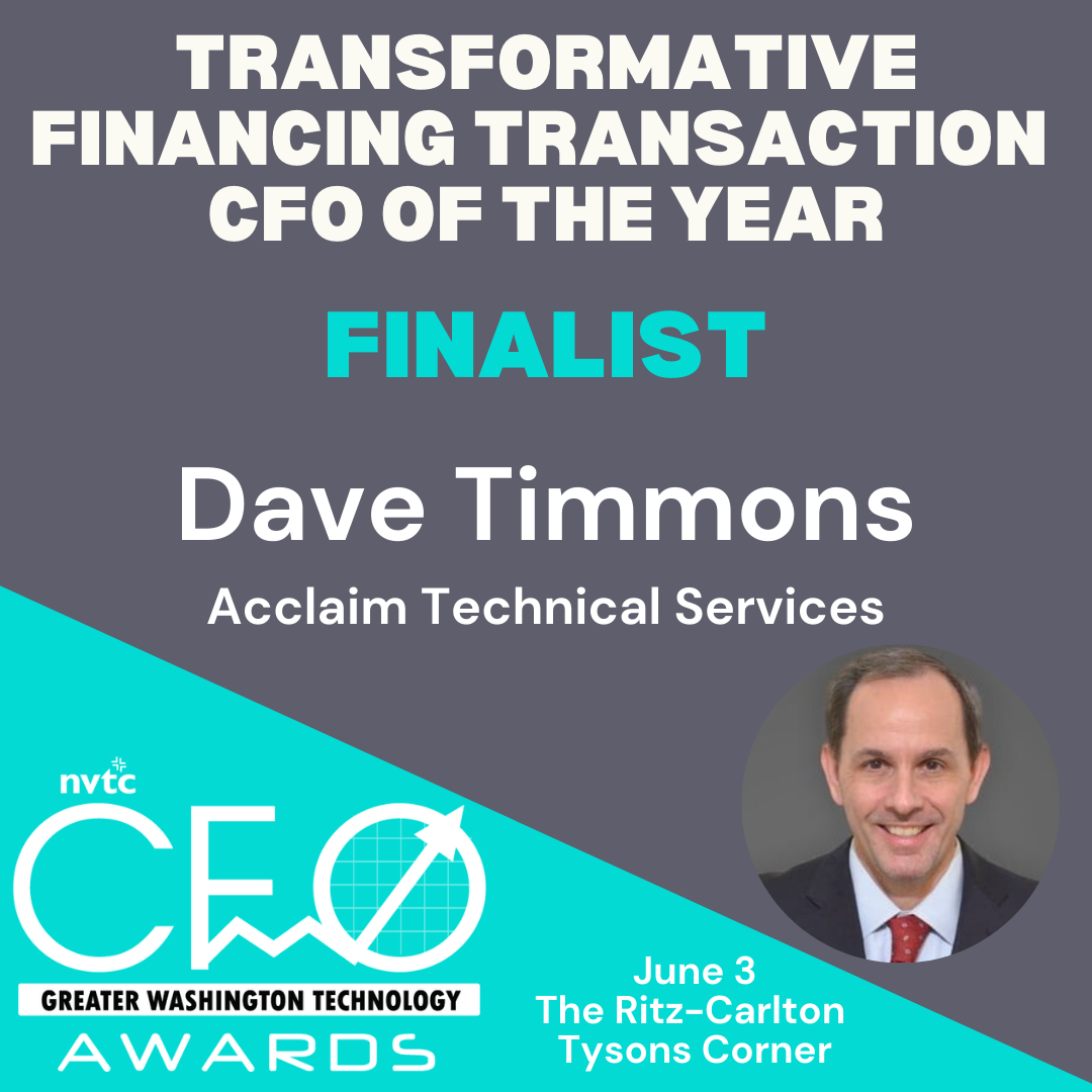 CFO Awards Finalist Toolkit Northern Virginia Technology Council