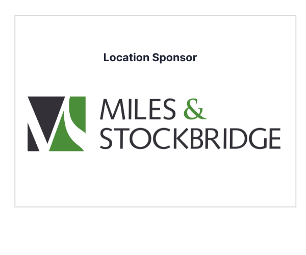 Miles & Stockbridge Sponsor